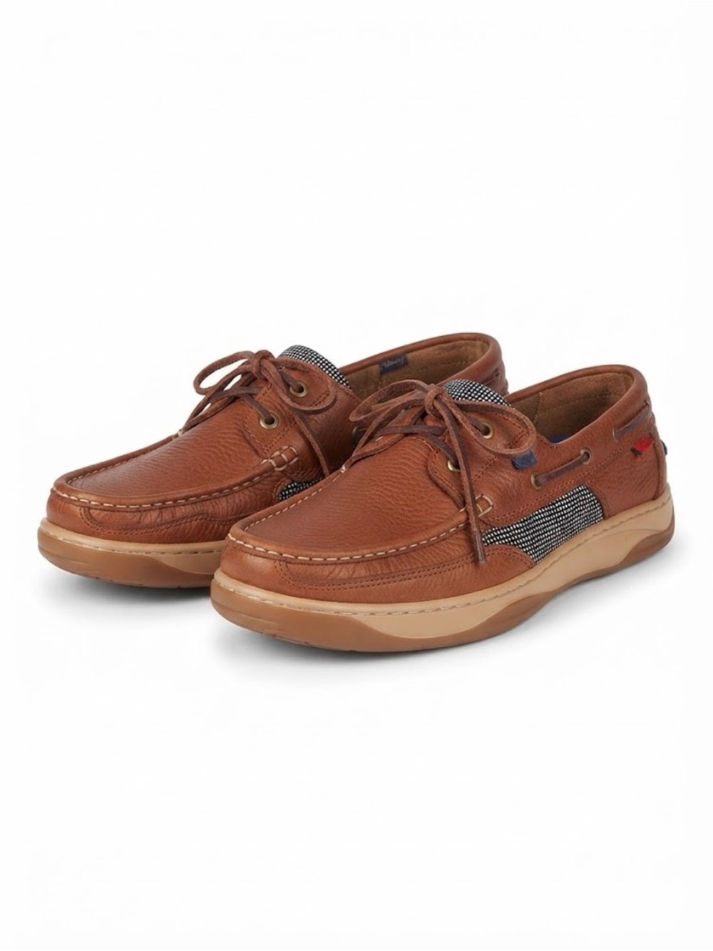 Dubarry Cognac Brown Leather Boat Shoes Deck Loafers